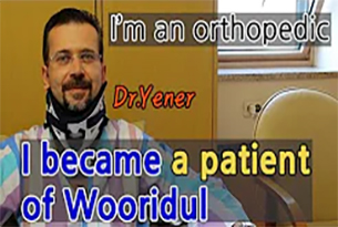 Dr.Yener Erken orthopedic from Turkey to learn MISS Technique but he became a patient of Wooridul